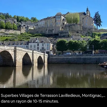 Coeur De Dordogne Grande Piscine Au Sel Vue Vallee * La Bachellerie