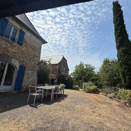 Coeur De Dordogne Grande Piscine Au Sel Vue Vallee Prázdninový dům La Bachellerie