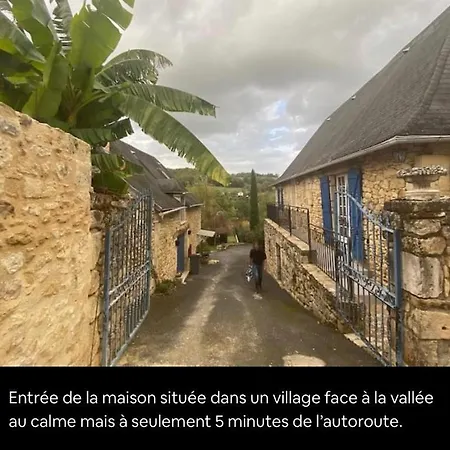 Prázdninový dům Coeur De Dordogne Grande Piscine Au Sel Vue Vallee La Bachellerie
